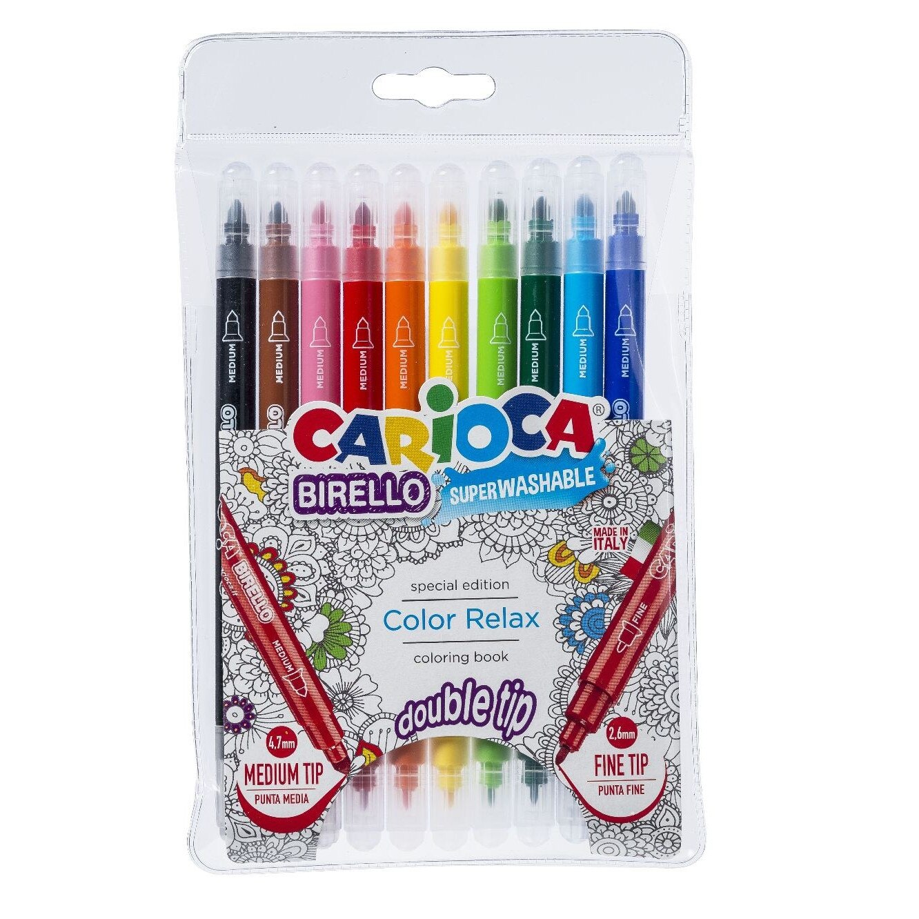 Carioca 10 culori 2 capete Birello PENSAN