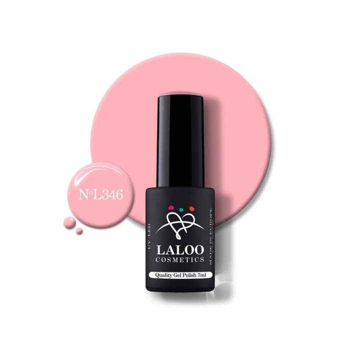 Полуперманентен лак за нокти 346 Pink Blossom Lalo 7 мл