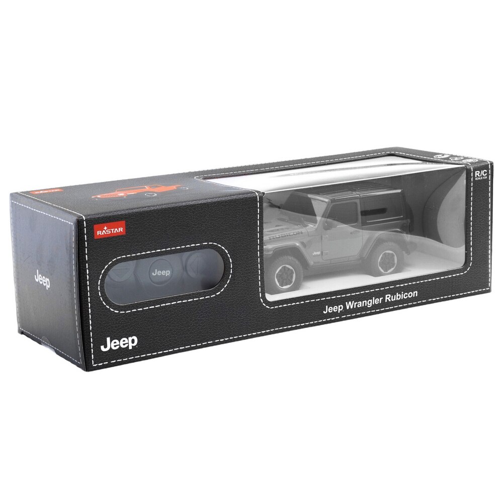 Modellino Jeep Wrangler Rubicon In Pressofuso, Scala 1:24, Portiere Apribili, Cofano Apribile