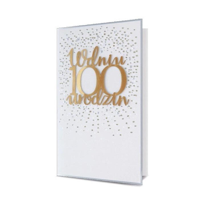 Felicitare B6 Születésnap 100, Mr. Dragon, 236x129mm, fóliás borító, 2022