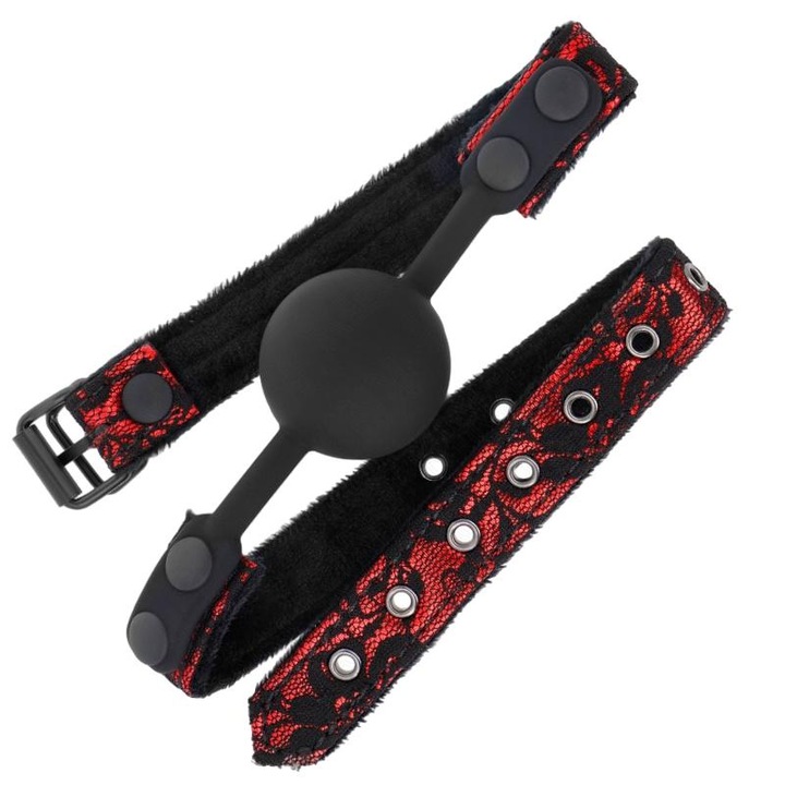 KINK gag készlet, szilikon, 4 cm, 65x2 cm, tarka