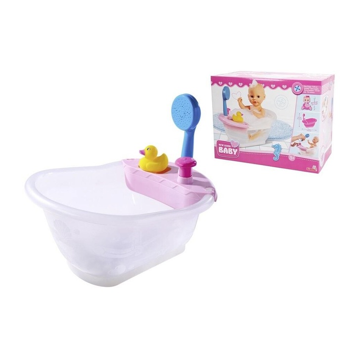 Ваничка за кукли, Simba, с водна помпа, включено пате, 30-43 см, 32.5x27 см