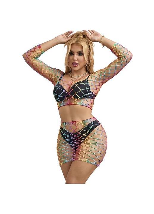Lenjerie sexy 952440, Subblime, Nylon/Spandex, Multicolor, One Size INTL