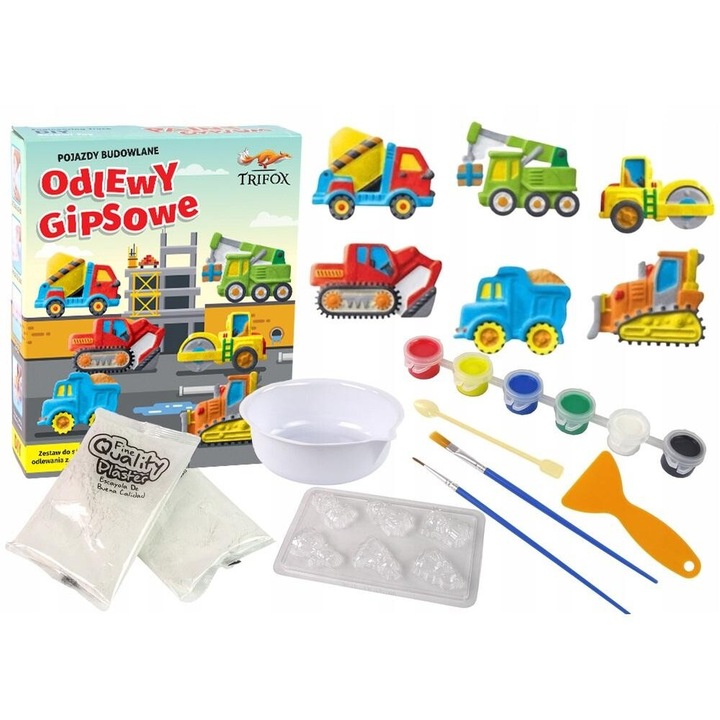 Set de constructie Auta, Trifox, 220x180mm