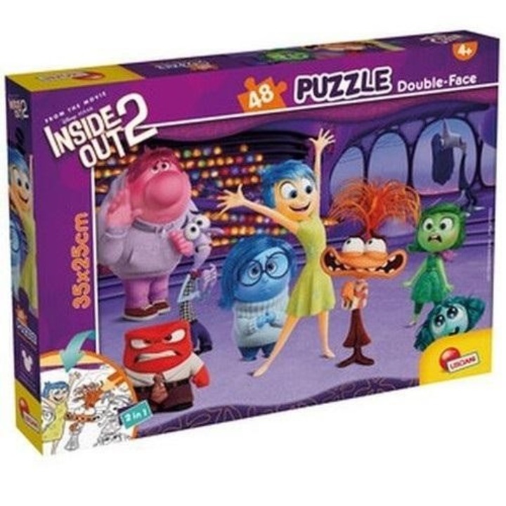Puzzle 48, Lisciani, Inside Out 2, 35x25cm, multicolor
