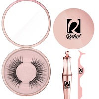 Set Gene False magnetice Rahel M5 Collection Tina, 1 Pereche Gene False magnetice, 1 aplicator gene false, 1 eyeliner - Rahel