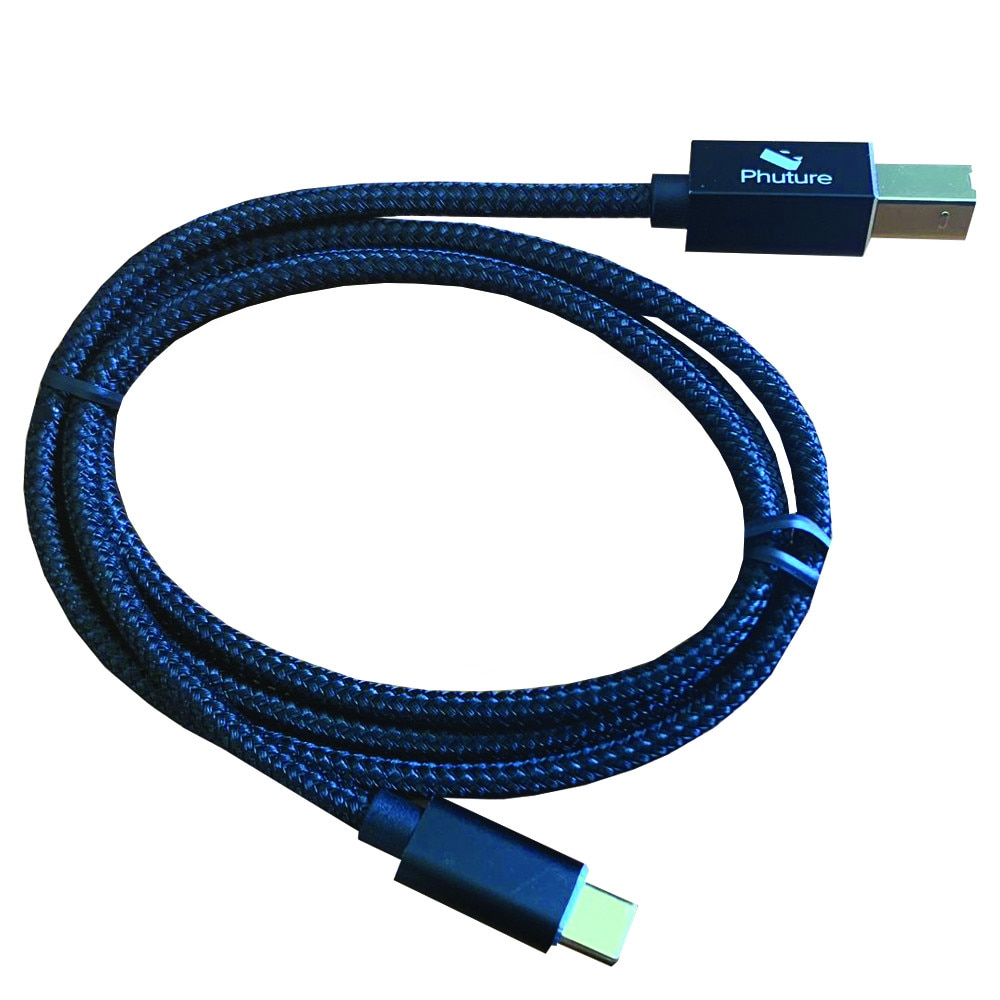 Cablu de date Tip C la Tip B TATA, adaptor cablu pentru imprimanta, Macbook, console dj si dispozitivele ce folosesc Tip C, lungime 0,9 m - Phuture®