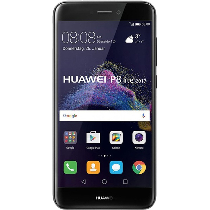 Смартфон Huawei P8 Lite 2017, Dual SIM, 16GB, 4G, Black