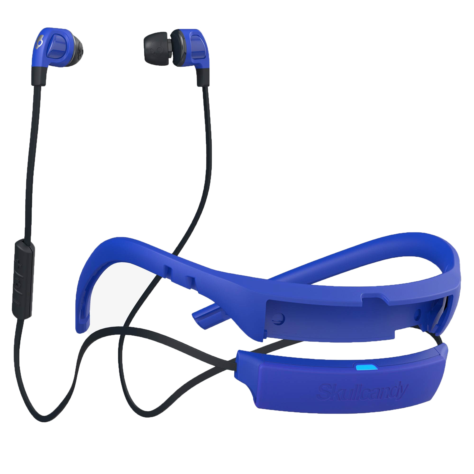 Casti in ear Skullcandy Smokin Buds 2, wireless, albastru - eMAG.ro