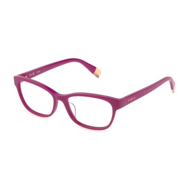 Rama ochelari, Furla, Acetat, 53 x 15 x 135 mm, Roz