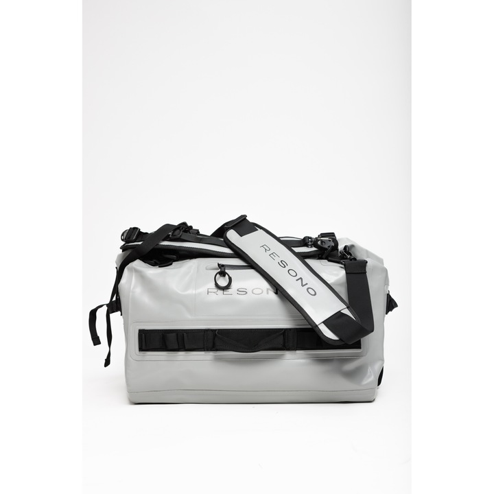 Rucsac impermeabil Resono B40, 40L, gri, 45x26x29cm, 3 compartimente, bretele ajustabile