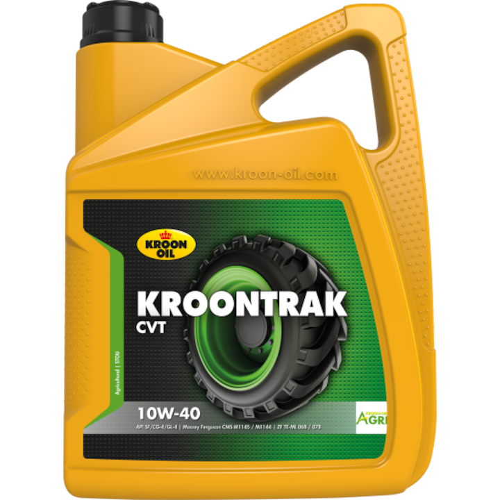 Ulei universal pentru motoare si transmisii agricole KROON OIL Kroontrak CVT 10W40 37166, tip STOU, volum 5 litri, semi sintetic