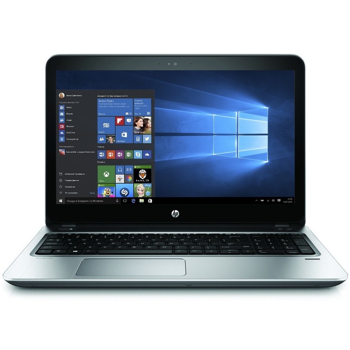 Лаптоп HP ProBook 450 G4 с Intel® Core™ i5-7200U 2.50 GHz up to 3.10 GHz, 3M Cache, 16 GB DDR4, 1000 GB HDD, 15.6" 1920x1080, Intel® HD Graphics 620, Microsoft® Windows® 10 Pro (64 bit), Сив EoL