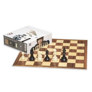 Set Joc sah DGT Chess Starter Box - Gri - piese 86 mm & tabla 50 x 50 cm Set Joc sah DGT Chess Starter Box - Gri - piese 86 mm & tabla 50 x 50 cm