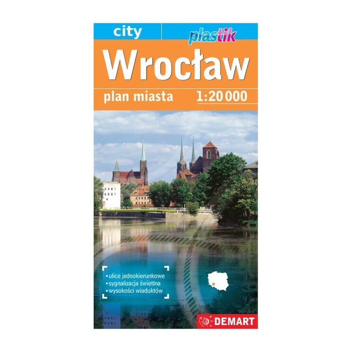 Wroclaw, Demart, 1:20 000, 2021