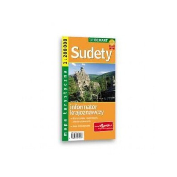 Mapa Turs. Sudety, Demart, 2020, 120x230mm