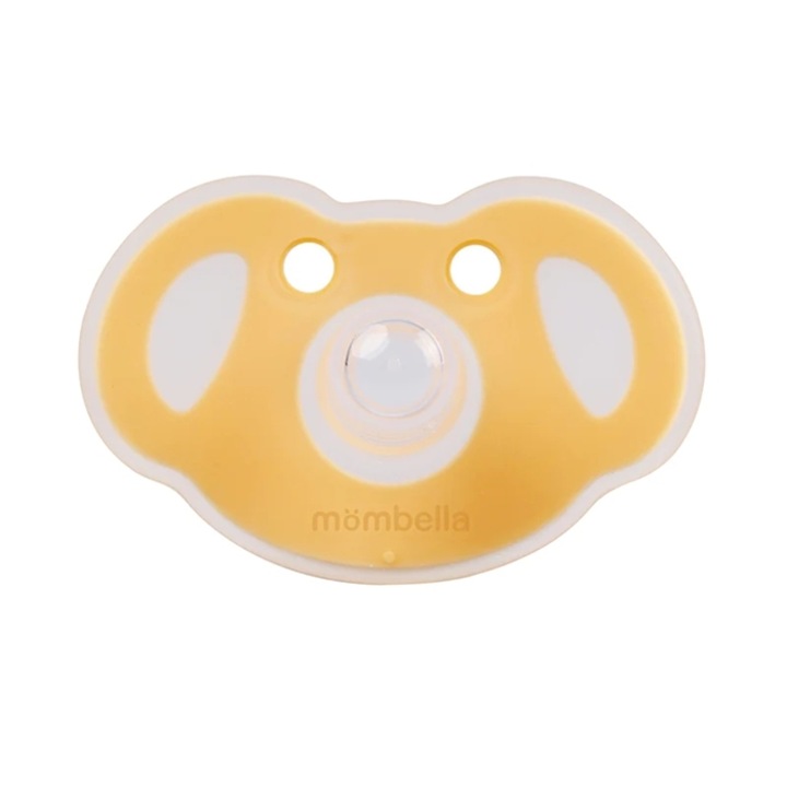 Залъгалка, Mombella, Silicone, Koala Day, За деца 0-6 месеца, Orange