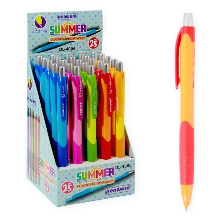 Set 25 pixuri automate Summer, Penword, multicolor