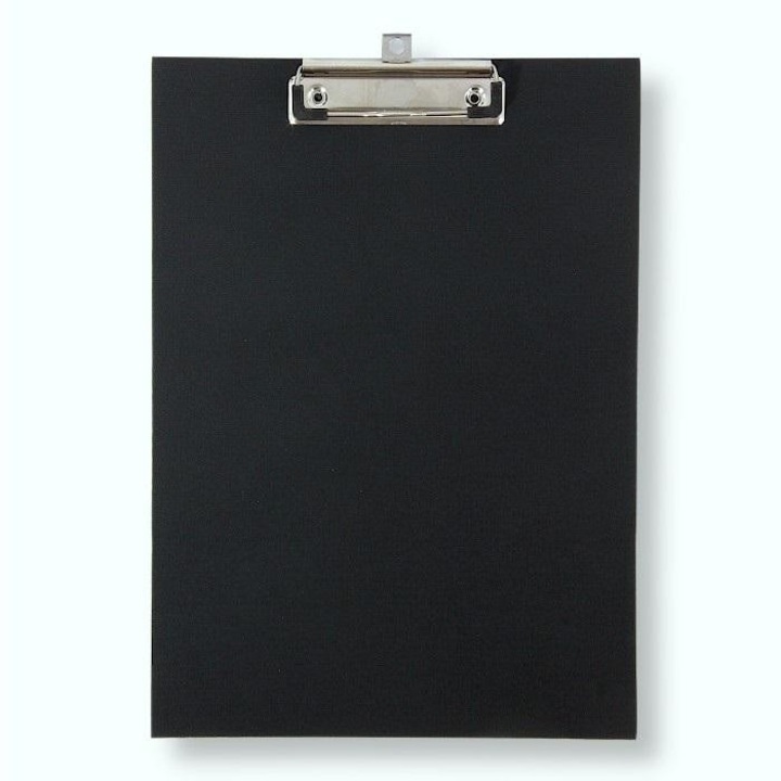 Tabla A4 cu clema premium, neagra, PENWORD