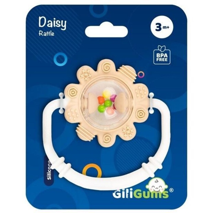 Giligums csörgő, pasztell, különféle textúrák, 3m+