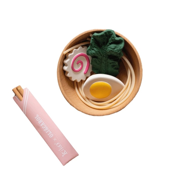 Gyerek konyhai kellékkészlet, Oli&Carol, Ramen, 15x15x6,8cm, Többszínű, 3+