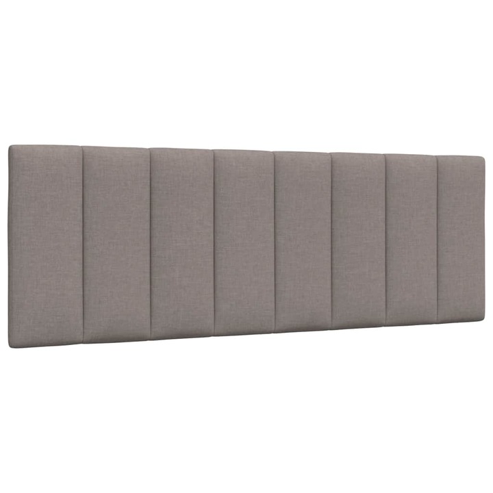 Perna pentru tablie de pat vidaXL, gri taupe, 140 cm, material textil, 1.1 Kg 4019167