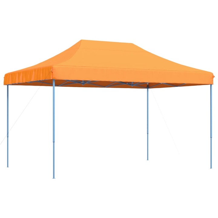 Cort Pop-Up pliabila, vidaXL, portocalie, 440x292x315 cm, structura din otel