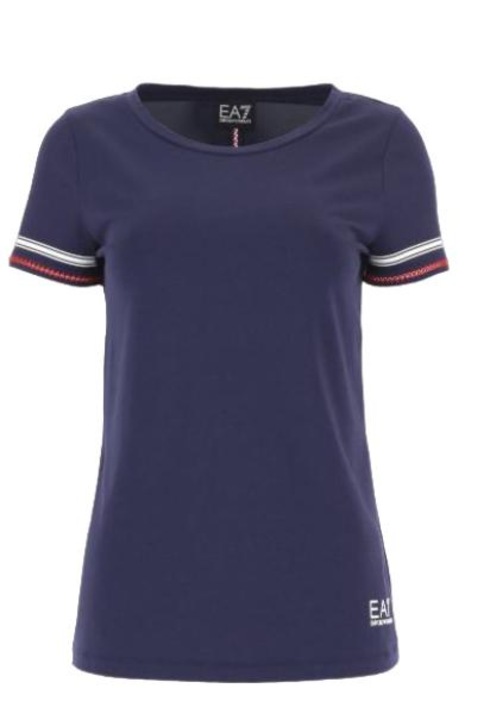 Női póló 3GTT02, Emporio Armani EA7, modális/pamut, sötétkék, XS INTL