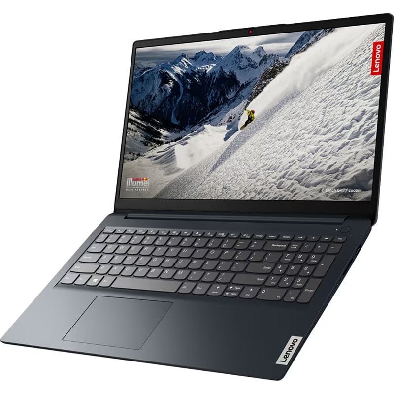Laptop Lenovo 15.6'' IdeaPad 1 15ALC7, FHD, Procesor AMD Ryzen™ 5 5500U (8M Cache, up to 4.0 GHz), 6 cores, 24 GB DDR4, 1000GB SSD, Radeon, No OS, Abyss Blue