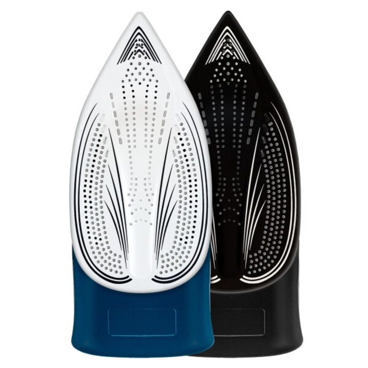 Fier de calcat - MPM MZE-24/G - 3000 W, albastru-auriu-negru, talpa ceramica