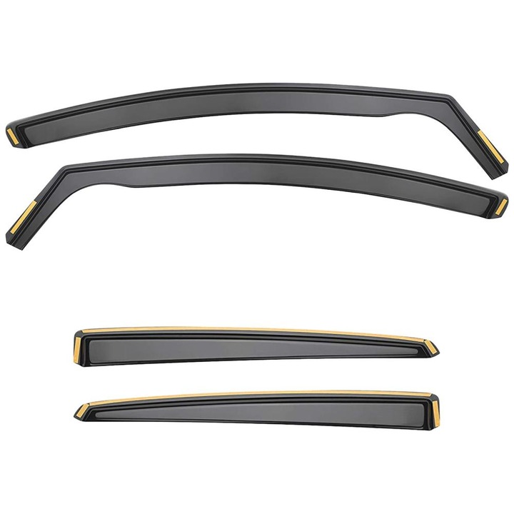 Комплект 4 ветробрана за BMW 5 Series E60 2003-2010 Седан, за предни и задни странични стъкла