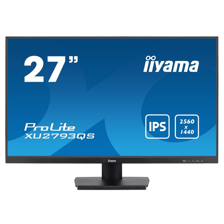 Iiyama ProLite XU2793QS-B7 számítógép monitor 68,6 cm (27") 2560 x 1440 pixelek 4K Ultra HD LED Fekete (XU2793QS-B7)