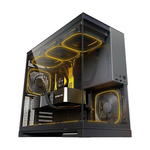 PCケース(自作PC用) Geometric Future Model 5 BLACK Carcasa computer, Geometric Future Model 5 Negru/Gri, 5