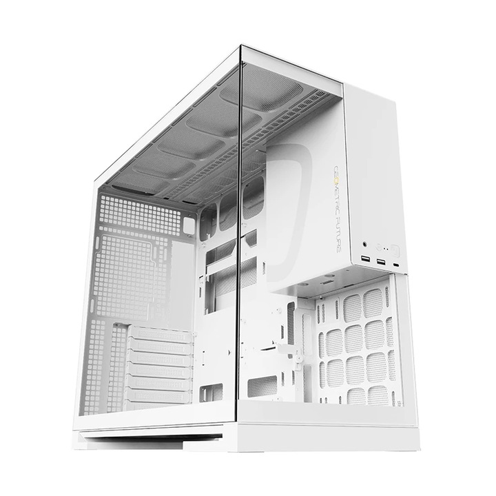 Carcasa Fractal Meshify 2 Compact Solid, Mid Tower, fara sursa, ATX, Black