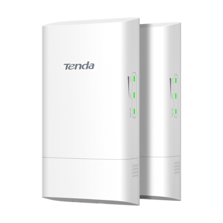 Комплект 2 броя Access Point Wi-Fi 5.5GHz, макс. 867 Mbps, PoE IN, 1 км, Управление - TENDA TND-O1-5G-Kit