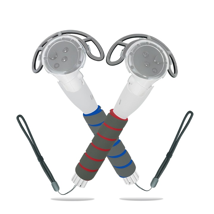 Удължител за ръкохватка за Meta Quest 3/3s, съвместим с ръкохватка за голф M050 и светлинен меч, VR аксесоари