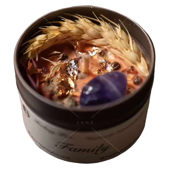 Ароматерапевтична свещ Feeling box, семейна хармония, портокал, 30z, 15-17 часа горене