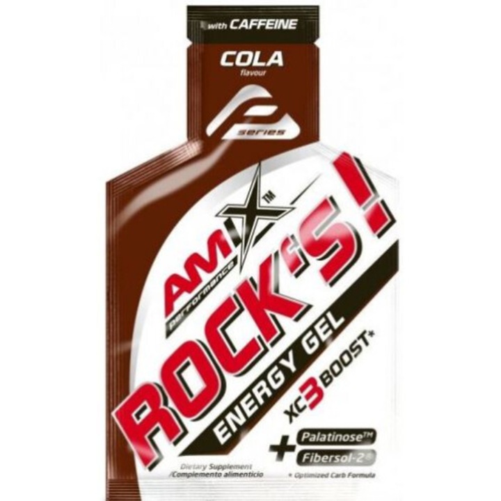 Gel energetic, Amix, Rock's Energy Gel with Cofeina, Cola, 32 g