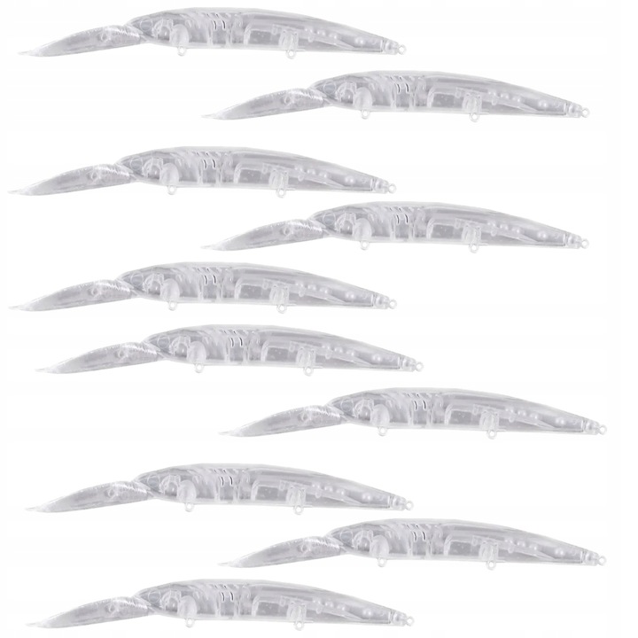 Corpus wobbler happy süllő sügér csali DIY festés 10db 14.5cm 12.7g