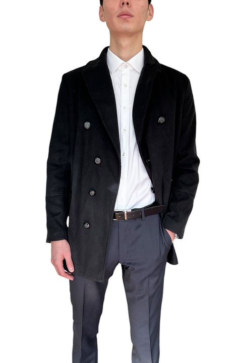 Palton de toamna barbati JUP FG PAL-FG, Negru