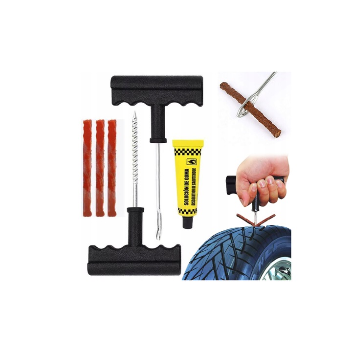 Kit repaare anvelope, 6 elemente, Ondragon OD2224