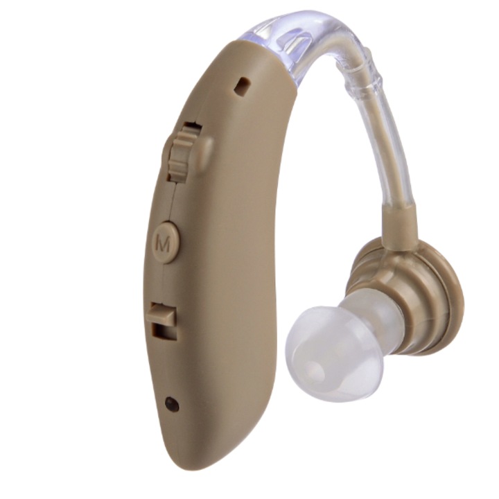 Aparat Auditiv G25 Premium, cu acumulator, autonomie pana la 100 ore, 130 dB, Amplificator de sunet, 3 accesorii, pentru adulti, K KATHODE