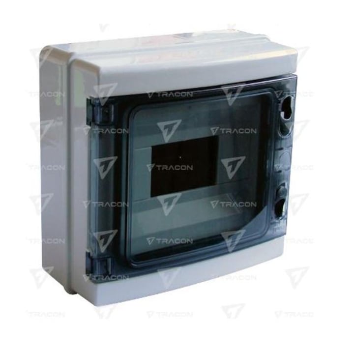 Distribuitor Tracon EDFKIP6581 perete exterior 1x8mod usa de fum IP65 EDFKIP65-8/1 8KE