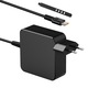 Incarcator, SINBINTA, Incarcator laptop, Cu legatura de cablu din silicon cu patru gauri de 95 mm, 65W, 20V 3.25A, Cablu 1.7 m, Incarcare rapida, Rezistent, Pentru laptopuri cu port Type-c, PC, 75*75*28mm, Negru