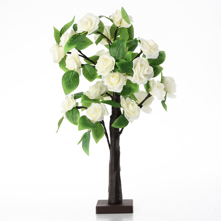 Декоративна LED лампа за дърво, BGHYHYHI, 55см, бяла, комплект 1 бр.