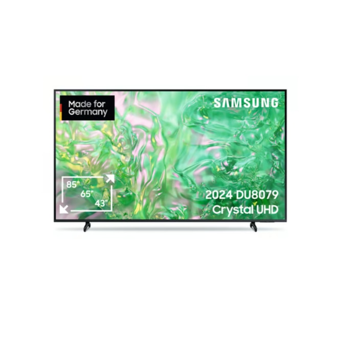Televizor LED Samsung GU85DU8079UXZG, 214 cm, 4K UHD, HDR, Smart TV