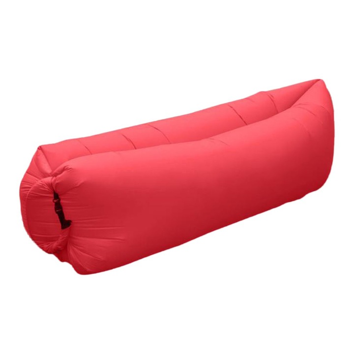 Sezlong gonflabil LazyBag, rosu