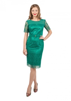 Rochie verde de dantela 6663 Rochie verde de dantela 6663