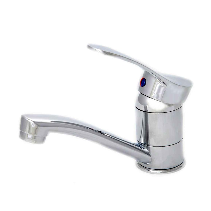 Korman Technik BM018 konyhai csaptelep, egykaros, kerámiapatron, króm bevonat
