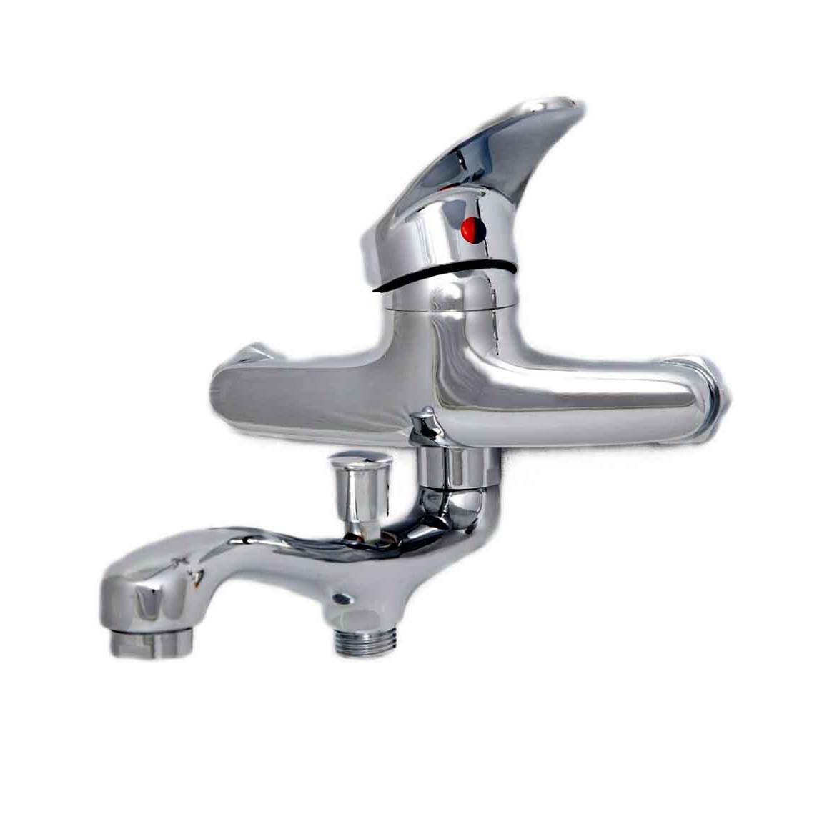 Baterie cada/dus Korman Technik CD025, monocomanda, cartus ceramic, finisaj cromat